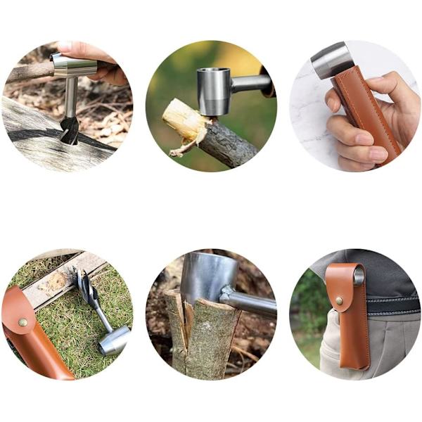 Träbearbetning manuell handborr - Multifunktionsnyckelskruvborr för Bushcraft