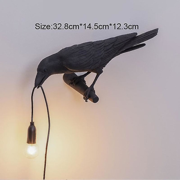 Seletti Bird Wall Lamp - Modern Italian Resin Light för sovrum