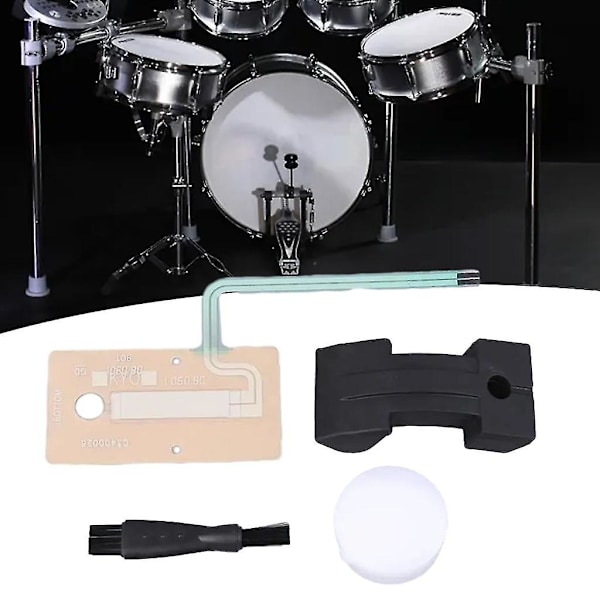 Högkvalitativ gummidyna för Roland FD8 set Förbättra trumupplevelsen