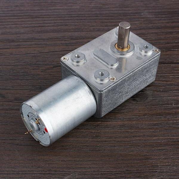 DC 12V elmotor - vändbar reduktionsturbinsnäckväxellåda för fönster, dörröppnare (40 varv/min)