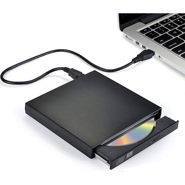 Extern DVD-enhet med cd-brännare - USB gränssnitt - läsbar cd-vcd-dvd