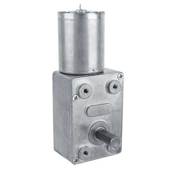 DC 12V elmotor - vändbar reduktionsturbinsnäckväxellåda för fönster, dörröppnare (40 varv/min)