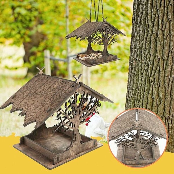 Säker nyckellåda - Fågelmatare för utomhusbruk - Wild Bird House häckningslåda