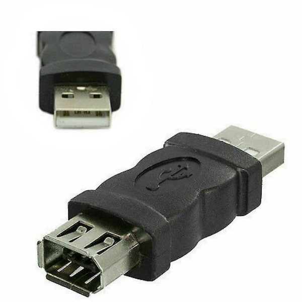 1394 6-polig hona F till USB M hane kabeladapter Konverterkontakt