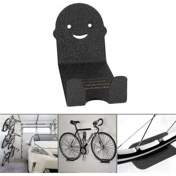 3-delat cykelställ i stål för väggmontering (vevlager, hjulställ)