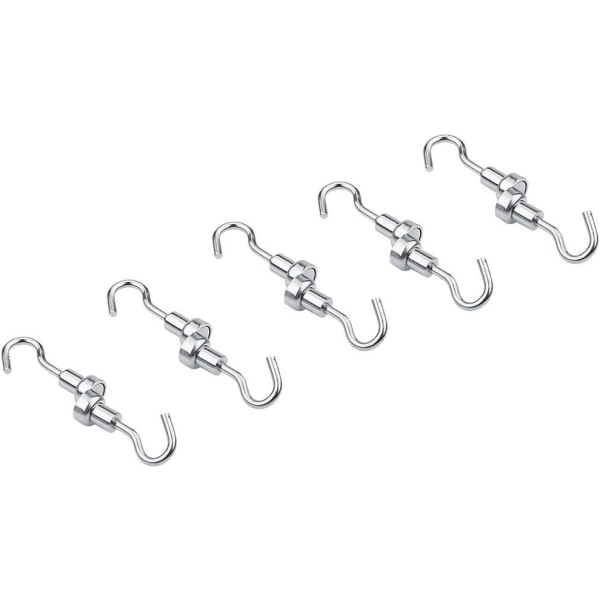 Magnetisk krok, 10 st/ set Praktisk kraftig hängkrok