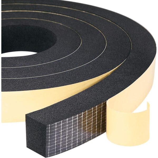 2024 presenten, skumpackningsremsa 2 rullar 25mm(B) x20mm(H) x4m(L) Tätning Väderbeständig Stötsäker Antikollisionsmöbler