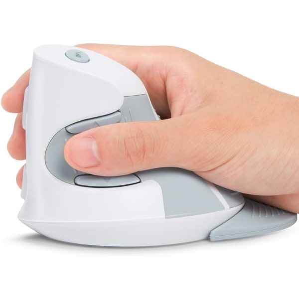 Trådlös ergonomisk vertikal mus - 3 justerbara DPI, 6 knappar