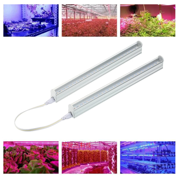 2-pack LED Grow Light Strips 5W T5 Tube Plant Lights för växthusväxter