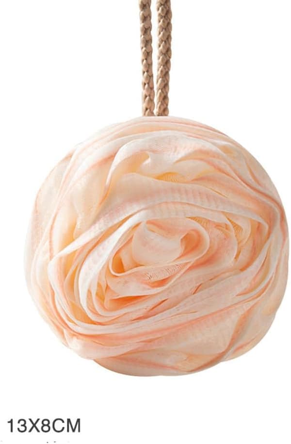 2 stk. Rose Blomst Badesvamp Eksfolierende Brusesvamp Mesh Badebolde til Kvinder