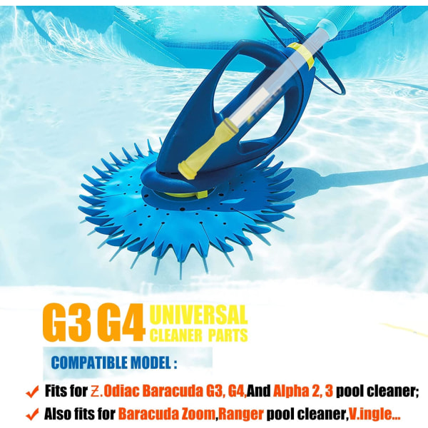 Baracuda Pool Cleaner G3 Pro, G2, G3 Pool Cleaner Golvmattor (W70327, W83275, W72855, W69721) Ersättning, Pool Cleaner Golvmattor Universal