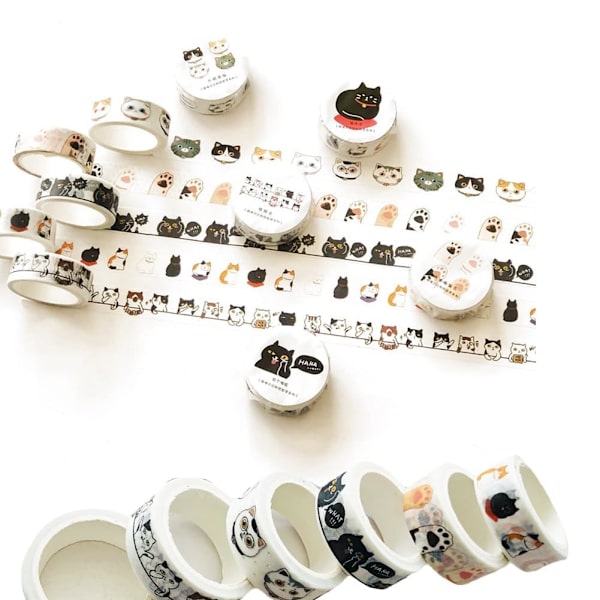 Teippi - 15mm Washi-teippiseti, Scrapbooking-tarvikkeet, Journal-tarvikkeet
