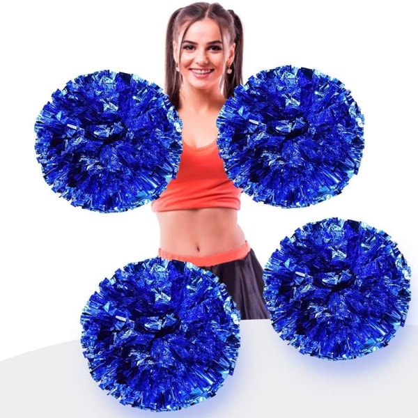 Knulla med blombollen, håll i cheerleading-blommabollen och utför den färgglada bollen