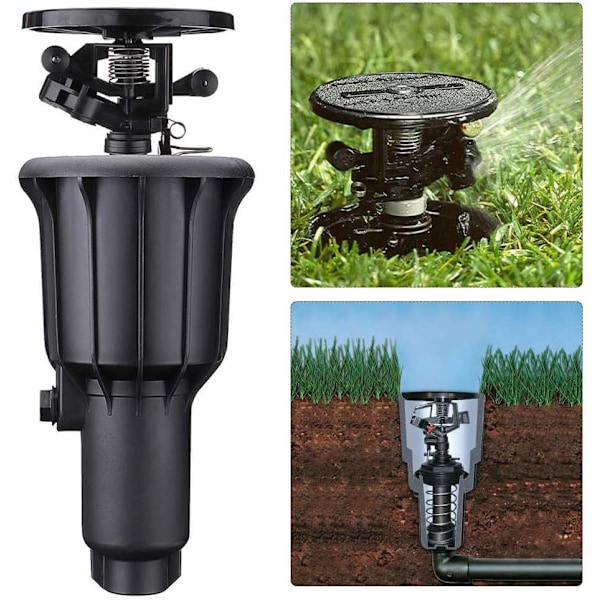 360 astetta pyörivä suihkupää sprinkler korkea vesipaine sprinkler 1/2 tuumaa 3/4 tuumaa nurmikon sprinklerit