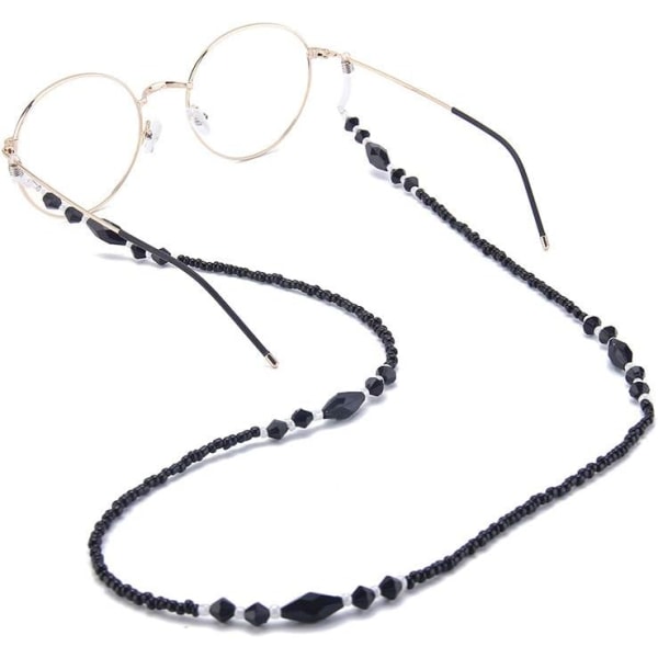 Ögonglasögonkedjor för kvinnor Halsband Pärlade Glasögon Läsglasögon Sladdar Solglasögonhållare Rem Lanyard Glasögonhållare