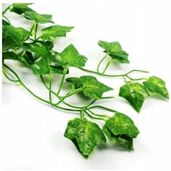 Kunstig Vinstokk Blad Rattan, Dekorative Grønne Blader, Grønt Tak Vinstokk Rattan, Kunstig Bladdekorasjon, Klatreplante