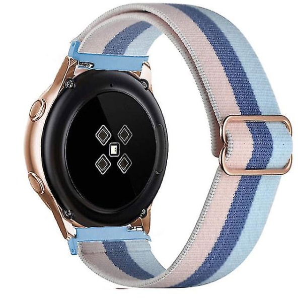 Rem för Samsung Galaxy Watch 4 44mm Active 2 Gear S3 Justerbart Nylon Sport Watchband Armband Galaxy Watch 5 Pro