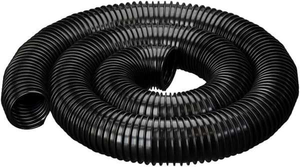 38mm Svart Damm Korrugerad Flexibel Slang 5 Meter