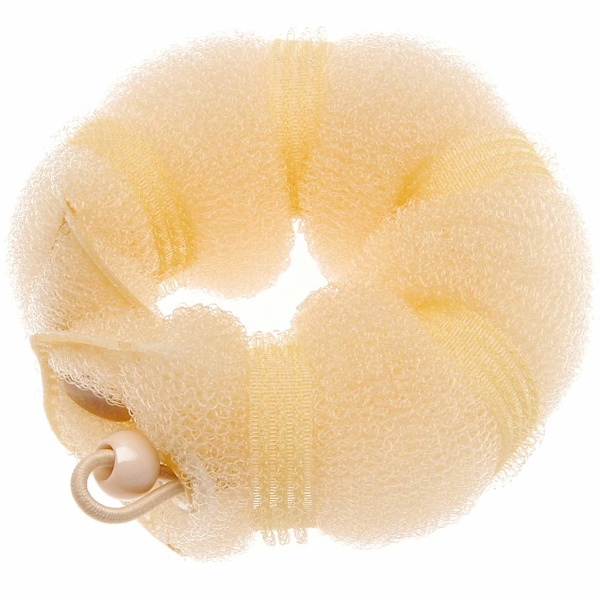2 st Magiska Hårstyling Twist Ring Former Shaper Donut Chignon Bun Maker Clip Hårlockare Liten & Stor (Vit)