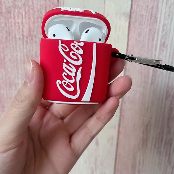 Beskyttelsesetui for Airpods-boks, kompatibelt med airpods 1/2 generasjon, silikonetui for Airpods