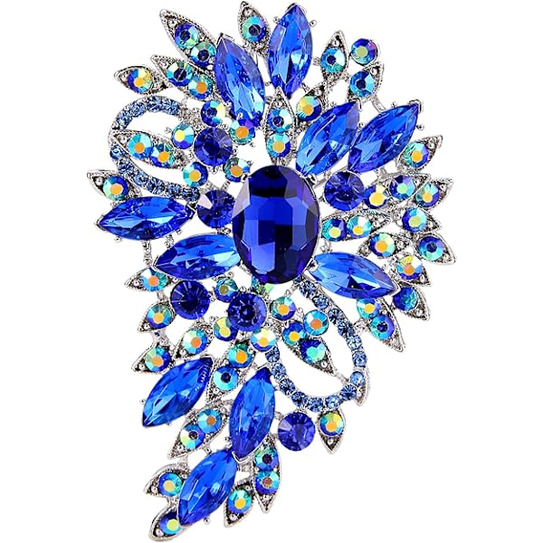 Dambrosch Marquise Bröllop Blomma Blad Österrikisk Kristall