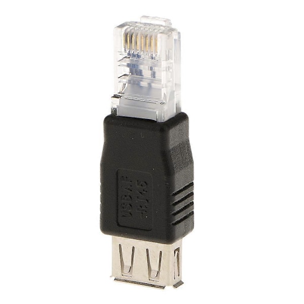 RJ45 Uros USB A Naaras Adapteri Liitin LAN Verkko Ethernet Reititin Pistoke