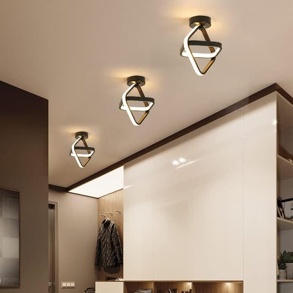 Loftlampe LED-loftlampe til balkon, varm hvidt lys 3000K