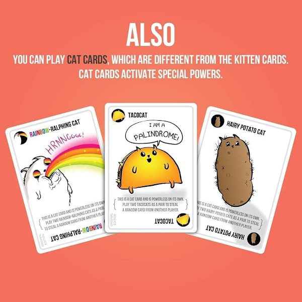 Barking Kittens Expansion Set - Ett ryskt roulettkortspel, kortspel för vuxna, tonåringar och barn - 20 korttillägg