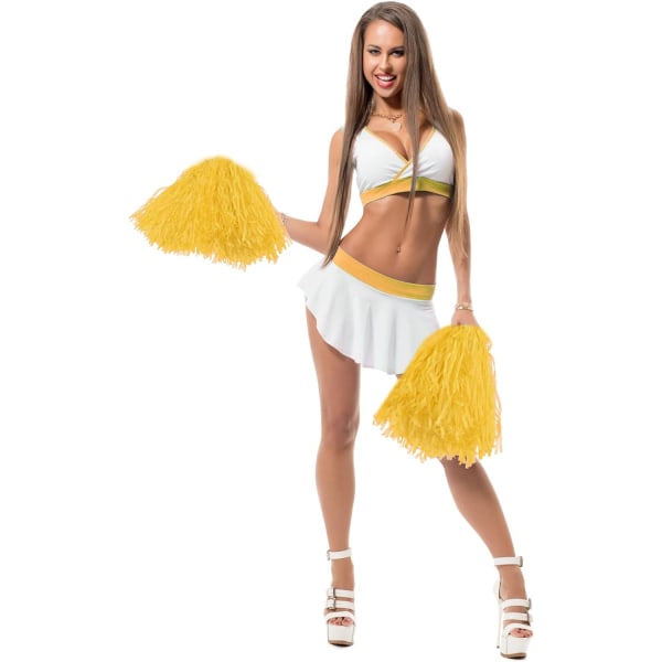 12-pack hejaklack pom poms sportdans cheer plast pom pom för sportlag ande hejande