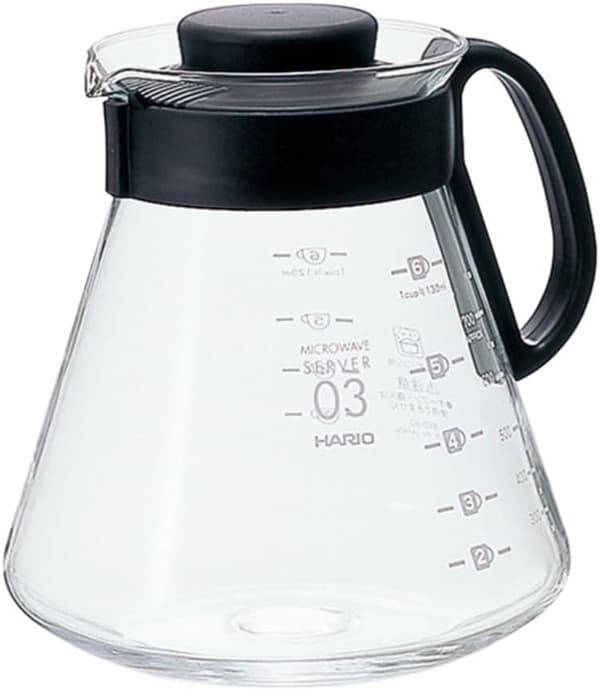 800 ml:n pressopannu Range Server l, lasia, musta, 2 kupin