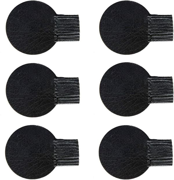Penholder, 6 stk. runde penneholder, sort