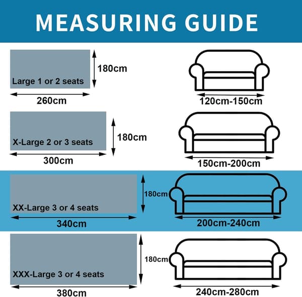 Sofföverdrag, Mjukt Slitstarkt Vändbart Chenille Sofföverdrag Soffskydd Rutigt Möbelöverdrag för 3-sits Soffa (180*340cm)
