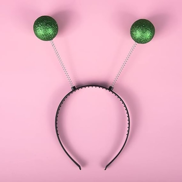 2 kappaletta Alien-setti Alien-lasit ja -panta Alien-aurinkolasit Mars-antennipanta Bopperit Halloween-naamiaisiin ja valokuvaukseen