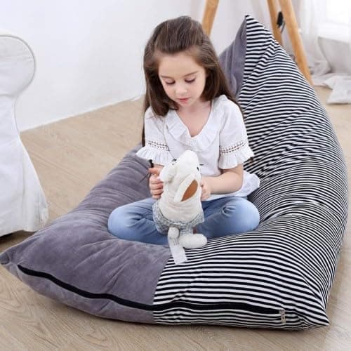 Sittpufföverdrag, sittpuffar fyllda säten set 2