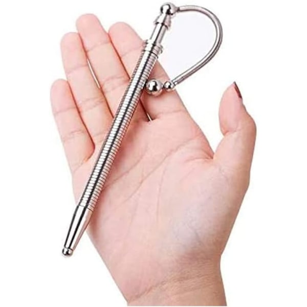 Magnetisk Think Ink Fidget Pen, Metallrulle Fjäder Flex Boll, Kreativ Fidget Ångestleksak