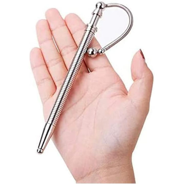 Magnetisk Think Ink Fidget-penn, metallrullfjær fleksibel ball, kreativ Fidget-angst-leke