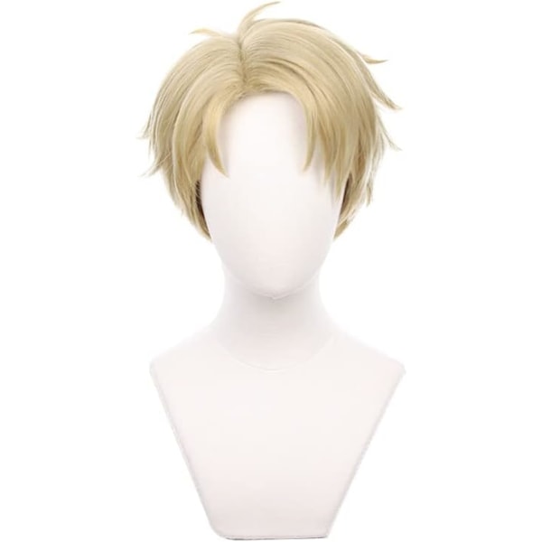 Anime Cosplay Paryk Kort Blond Syntetisk Hår til Halloween Fest