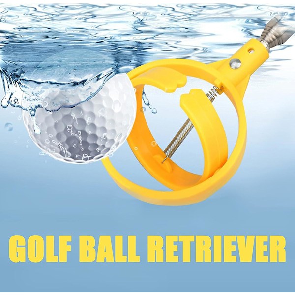 Golfbold Retriever, Teleskopisk Golfbold Retriever Til Vand, Rustfrit Bold Retriever Værktøj Golf, Gribeværktøj, Golfgave Til Mænd White