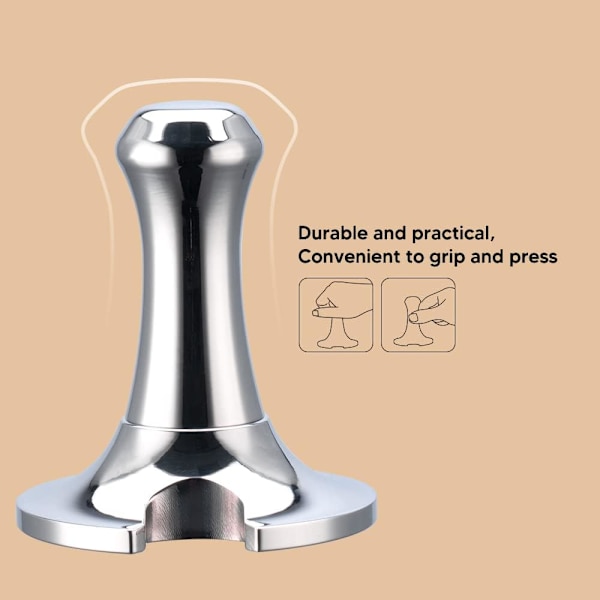Kaffe Tamper Rostfritt Stål Espresso Kaffe Tamper Kompatibel med Återanvändbar Bosch
