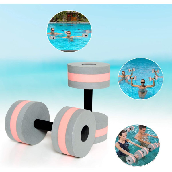 Dumbbellsæt med 2 vanddumbbells