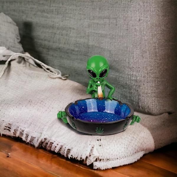 Brilliant askkopp alien, rymd askkopp