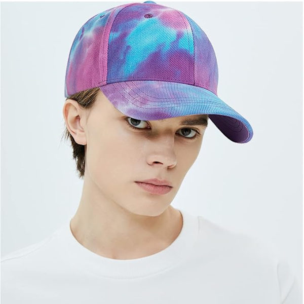 Unisex Klassisk Bomulls Basebollkeps Justerbar Basebollkeps Purple