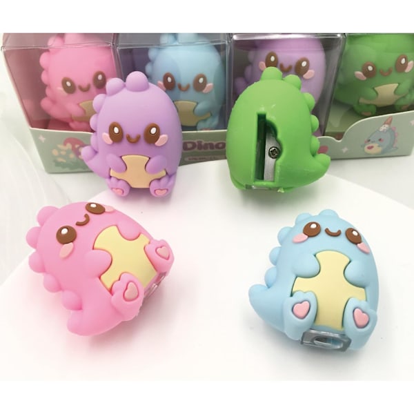16 kpl Söpö Sarjakuva Lyijykynänteroitin Pieni Manuaalinen Lyijykynänteroitin Kawaii PVC Lyijykynänteroitin Paperitarvikkeet Koulu Toimistotarvikkeet color 1