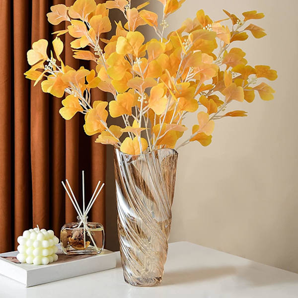 Modern minimalistisk vas handgjord blomsterarrangemang dekoration