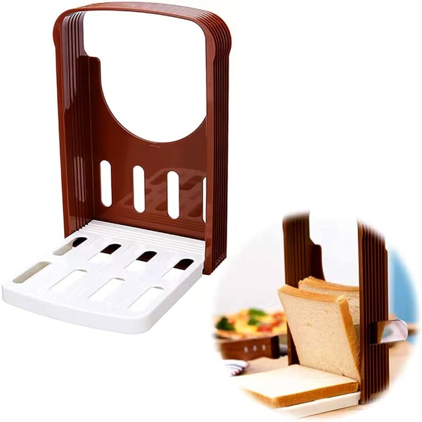 Bread Slicer, Kitchen Accessories,bread/bake,Compact Foldable Bread Sandwich Toast Bread Slicer