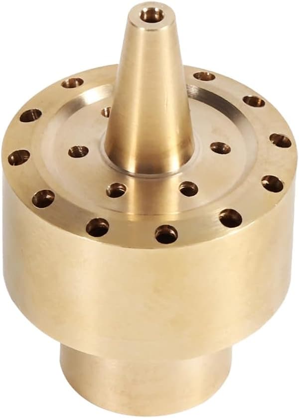 1 stk. springvandsdyse sprinklerhoved, messing søjlevandsdyse sprøjtehoved til havedam (1/2\")