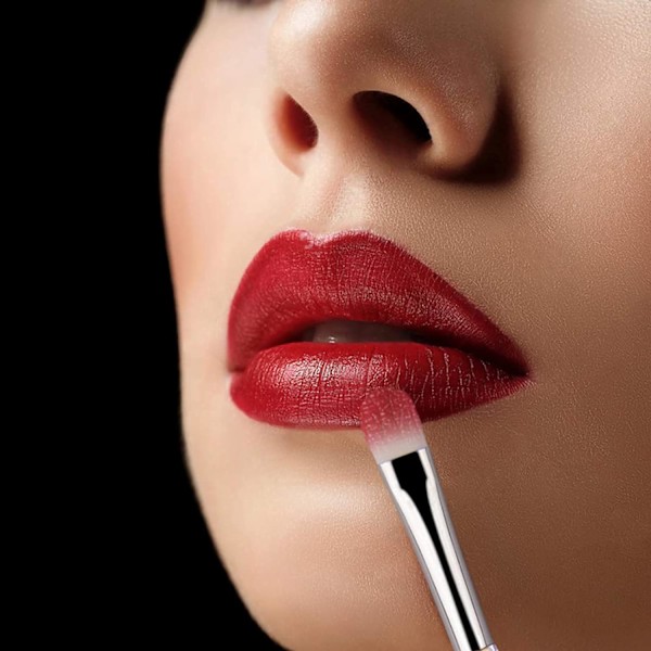 Ammattimainen meikkisivellin 10 kpl Pehmeät harjakset Hiukset Meikkisiveltimet Eyeliner Kulmakarva Huuli Contour Blending Brush Set White