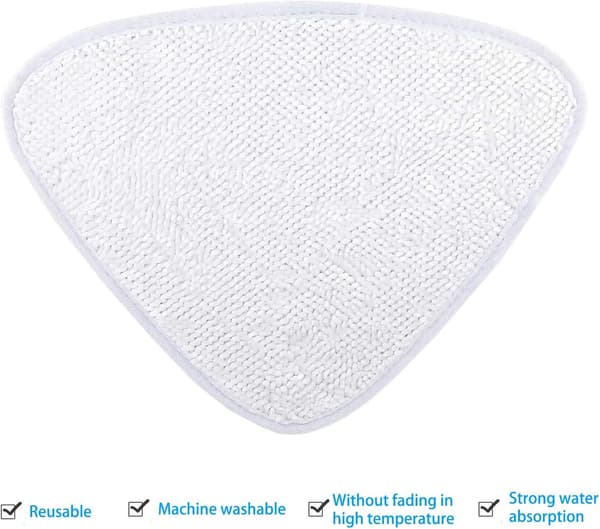 5-pack mikrofiber ångmoppdynor ersättning, kompatibel med Vileda 100 Hot Spray Mop