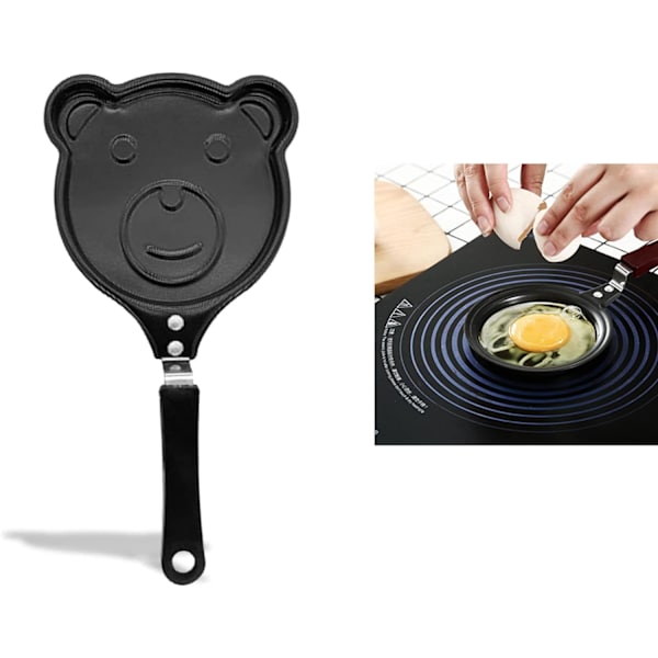Æggestegepande Pandekagepande Maker Sød Non-stick Madlavning Kogegrej Mini Tegneserie Gryde Æggestegepande