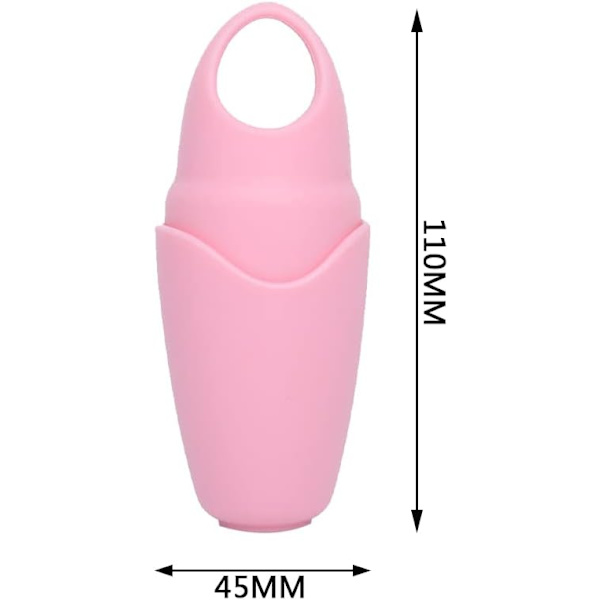 Jäätelörulla kasvoille ja silmille, Gua Sha -hieronta kasvorulla Gua Sha -hierontasetti Gua Sha -kasvovälineet ihonhoitoon ja rentoutumiseen (vaaleanpunainen)